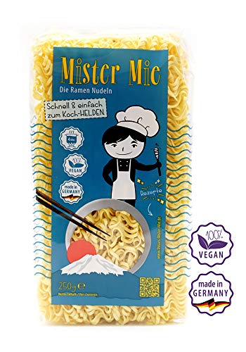 1 x 250g Mister Mie - Ramen Nudeln Vegan asiatische Nudeln hergestellt in DE von Misses & Mister Mie Nudeln