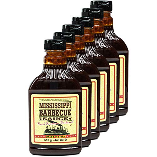Mississippi Barbecue Sauce - Sweet 'n Spicy - 510g (Case of 6) von Mississippi