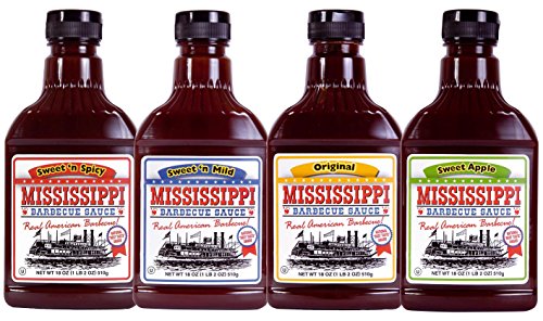 Mississippi - Barbecue-Saucen - 4 x 510g Probierpaket von Mississippi