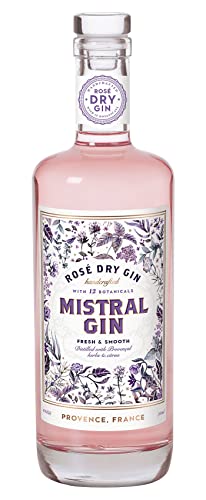 MistralGin Provence Rosé Dry (1 x 0.5l) von Mistral Gin