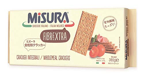 3x Misura Fibrextra integrali 10x Crackers Vollkorn Cracker Salati gesalzen 400g von Misura