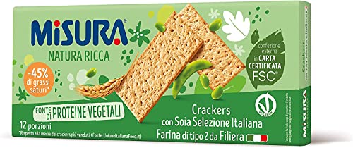 3x Misura Soia 10x Crackers Cracker mit Soia 400g von Misura