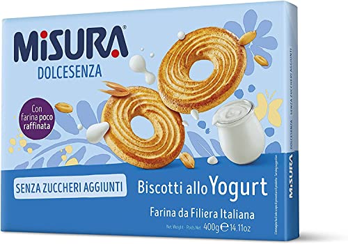 6x Misura Dolcesenza kekse mit Joghurt ohne Zucker 400g biscuits cookies brioche von Misura