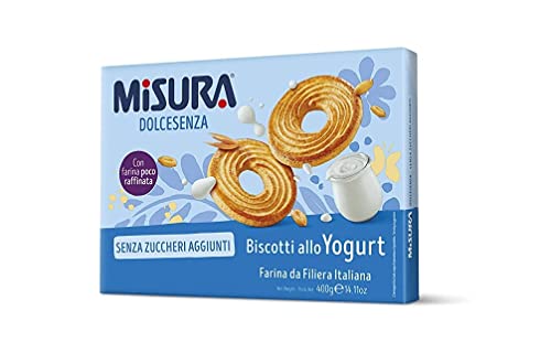Misura Dolcesenza Biscotti allo Yogurt senza zuccheri aggiunti Joghurtkekse ohne Zuckerzusatz Kekse Biscuits 400g Misura Dolcesenza Biscotti allo Yogurt senza zuccheri aggiunti Joghurtkekse ohne Zuckerzusatz Kekse Biscuits 400g von Misura