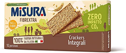Misura Fibrextra Vollkorn-Cracker 385G (Packung mit 6) von Misura