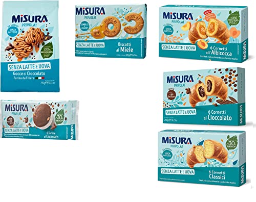 Testpaket Misura Privolat kekse mit Honig ohne Milch & Eier croissants kuchen biscuits cookies von Misura