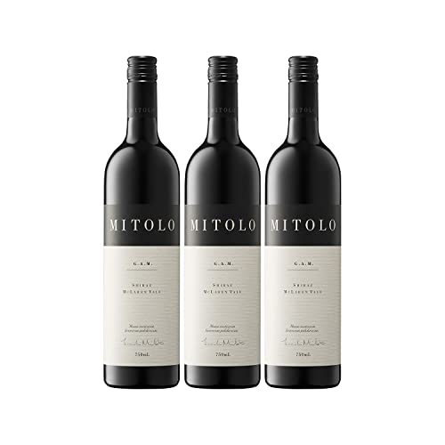 Mitolo G.A.M. Shiraz McLaren Vale Rotwein Wein trocken Australien I Versanel Paket (3 x 0,75l) von Mitolo