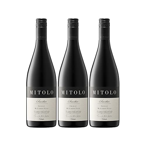 Mitolo Savitar Shiraz McLaren Vale Rotwein Wein trocken Australien I Versanel Paket (3 x 0,75) von Mitolo