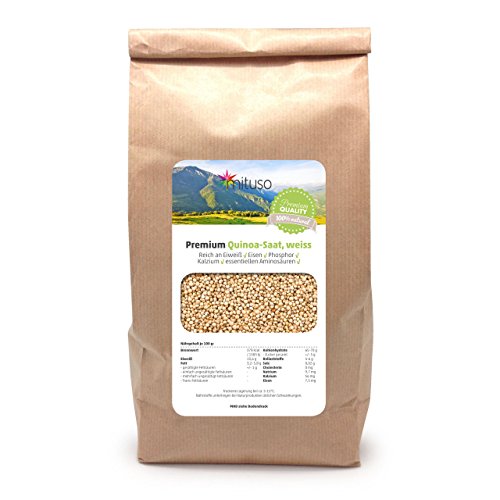 Mituso 80061 Quinoa Samen weiss, 2er Pack (2 x 1 kg) von mituso