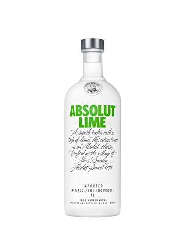 Absolut Vodka Lime 1l (40% Vol) -[Enthält Sulfite] von Mixcompany.de Bar & Glas