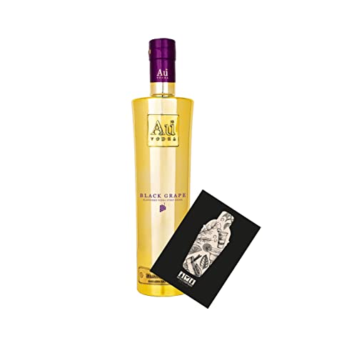 Au Vodka Black Grape 0,7L (35,2% Vol) aromatisierte Wodka Spirituose schwarze Traube- [Enthält Sulfite] von Mixcompany.de Bar & Glas