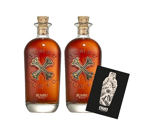 BUMBU The Original 2er Set Rum with natural flavors 0,7L (40% vol) Product of Panama - [Enthält Sulfite] von Mixcompany.de Bar & Glas