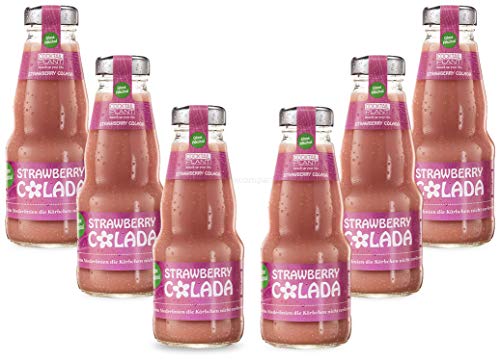 Cocktail Plant Strawberry Colada Alkoholfrei 6x 0,2l = 1,2l - inkl. Pfand MEHRWEG von Mixcompany.de Bar & Glas