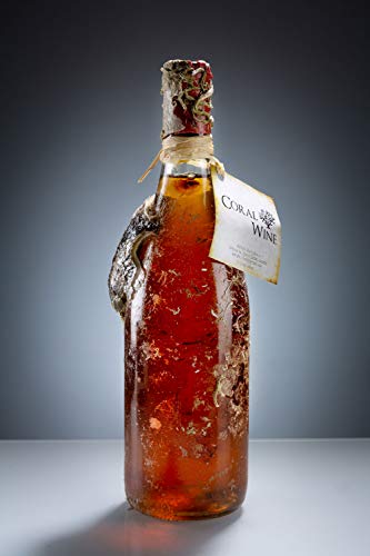 Coral Wine Rose Merlot Jahrgang 2011 0,75l (14,5% Vol) - Rosewein mit echten Korallen- [Enthält Sulfite] von Mixcompany.de Bar & Glas
