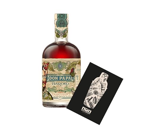 Don Papa Rum Baroko 0,7L (40% Vol) Aged in Oak Rhum Ron - [Enthält Sulfite] von Mixcompany.de Bar & Glas