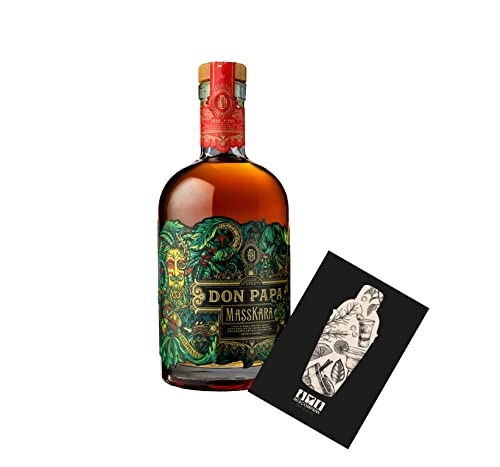 Don Papa Rum Masskara 0,7L (40% Vol) Rhum Ron Aged Philippine Rum- [Enthält Sulfite] von Mixcompany.de Bar & Glas