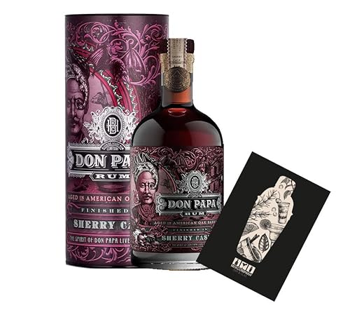 Don Papa Rum Sherry Cask 0,7L (45% Vol) aged in american oak barrels Rhum Ron- [Enthält Sulfite] von Mixcompany.de Bar & Glas