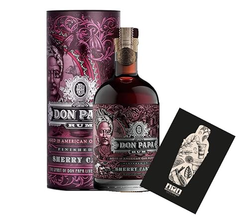 Don Papa Rum Sherry Cask 0,7L (45% Vol) aged in american oak barrels Rhum Ron- [Enthält Sulfite] von Mixcompany.de Bar & Glas