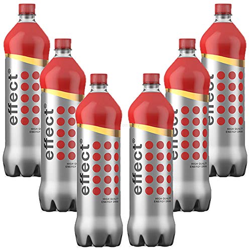 Effect 6er Set Energy Drink 1L 1000ml in PET Flasche inklusive Pfand EINWEG von Mixcompany.de Bar & Glas