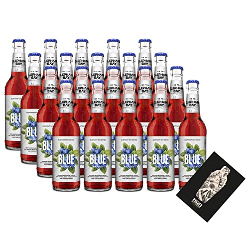 Elephant Bay ICE TEA Eistee Blueberry Set - 20x Elephant Bay Blueberry je 330ml inkl. Pfand - MEHRWEG von Mixcompany.de Bar & Glas