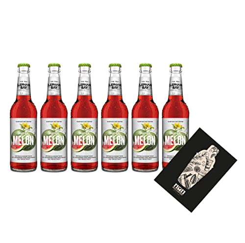 Elephant Bay ICE TEA Eistee Watermelon Melon Set - 6x Elephant Bay Melon je 330ml inkl. Pfand - MEHRWEG von Mixcompany.de Bar & Glas