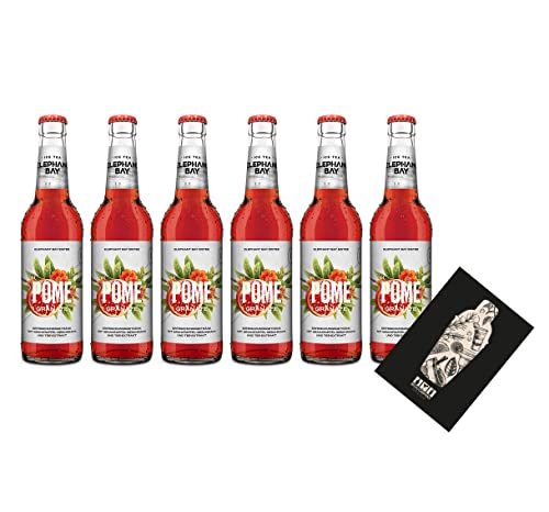 Elephant Bay ICE TEA Eistee Pomegranate Set - 6x Elephant Bay Pomegranate je 330ml inkl. Pfand - MEHRWEG von Mixcompany.de Bar & Glas