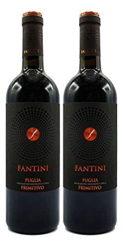 Farnese Fantini Puglia Primitivo 2er Set Rotwein aus Italien 2x 0,75L (14% Vol)- [Enthält Sulfite] von GREAT BRITISH TRADING LIMITED