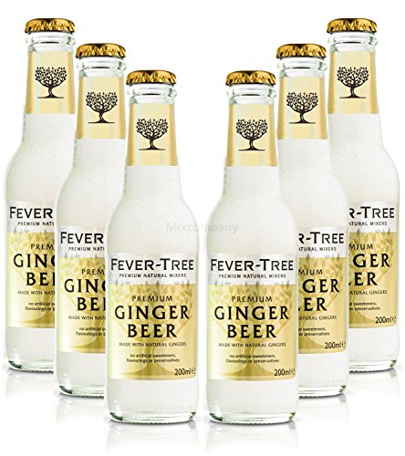 Fever-Tree Ginger Beer - 6x200ml = 1200ml - Inkl. Pfand MEHRWEG von Mixcompany.de Bar & Glas