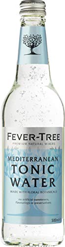 Fever Tree Mediterranean Tonic Water - 0,5 Liter Flasche (1 x 500 ml) von Mixcompany.de Bar & Glas