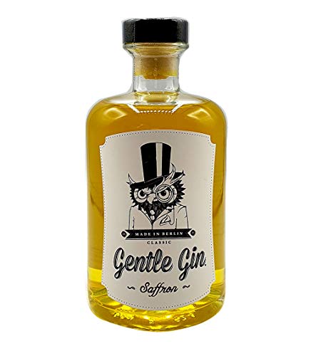 Gentle Gin Saffron 0,5l (40% Vol) - Made in Berlin- [Enthält Sulfite] von Mixcompany.de Bar & Glas