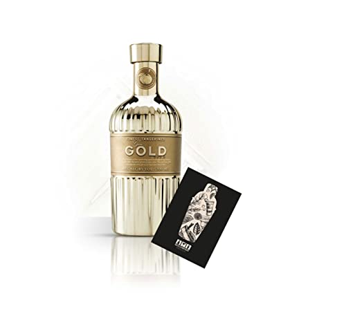 Gin Gold 999.9 0,7L (40% Vol) Finest Tangerines Gin Gold - [Enthält Sulfite] von Mixcompany.de Bar & Glas