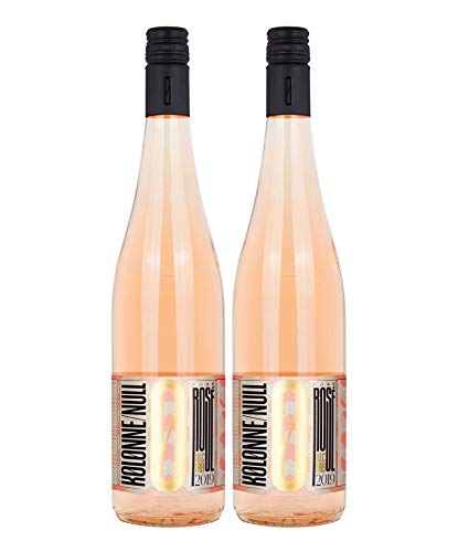 Kolonne Null - 0% Alkohol - 2x Rose - 2er Set Alkoholfreier Rose 0,75L- [Enthält Sulfite] von Mixcompany.de Bar & Glas