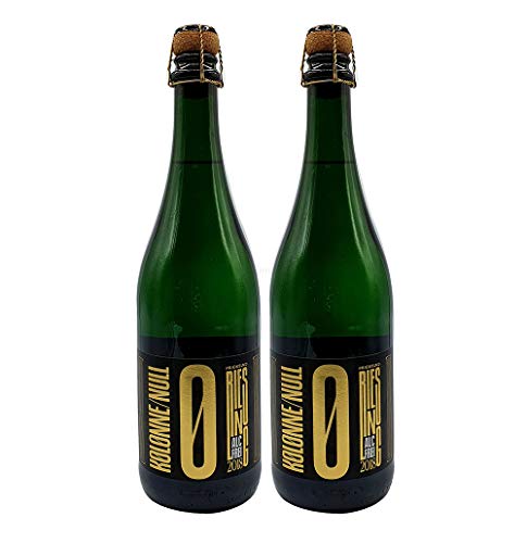 Kolonne Null - 2x 0% Alkohol - PRICKELND mit Korken - Alkoholfrei Prickelnd 0,75L- [Enthält Sulfite] von Mixcompany.de Bar & Glas