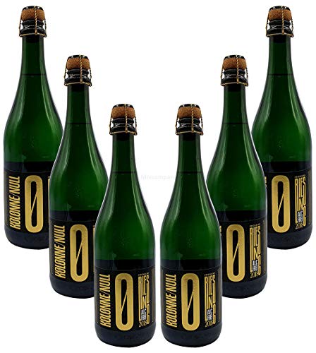 Kolonne Null - 6x 0% Alkohol - PRICKELNDER mit Korken - Alkoholfreier Prickelnd 0,75L- [Enthält Sulfite] von Mixcompany.de Bar & Glas