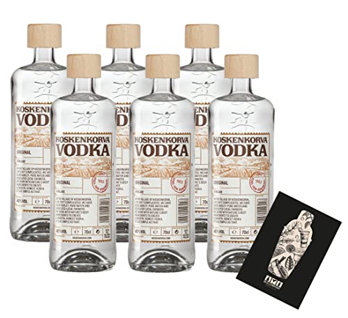 Koskenkorva Vodka 6x 0,7L (40% Vol) 6er Set Wodka from Koskenkorva since 1953 Finnland- [Enthält Sulfite] von Mixcompany.de Bar & Glas