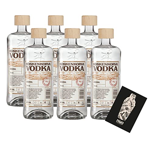 Koskenkorva Vodka 6x 1L (40% Vol) 6er Set Wodka from Koskenkorva since 1953 Finnland- [Enthält Sulfite] von Mixcompany.de Bar & Glas