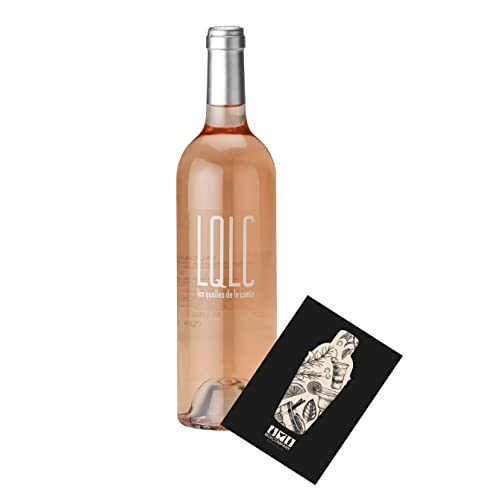 LQLC Rose Wein 0,75L (13% Vol) Les quelles de la coste rose von John Malkovich Frankreich Vaucluse trocken- [Enthält Sulfite] von Mixcompany.de Bar & Glas