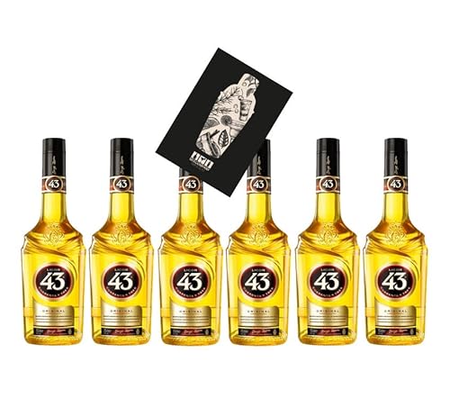 Licor 43 6er Set Cuarenta y Tres Likör 6x 0,7l (31% Vol) Liquor 43er- [Enthält Sulfite] von Mixcompany.de Bar & Glas