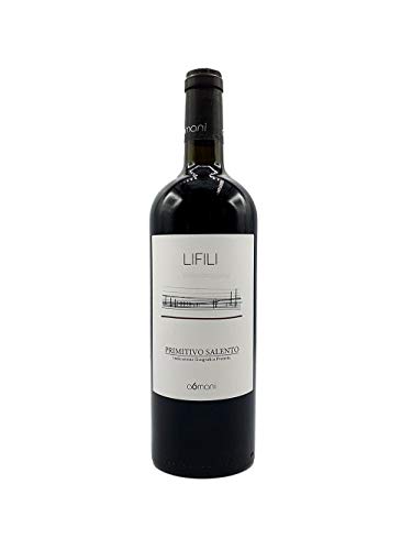 Lifili Primitivo Salento a6mani Rotwein 0,75L (13,5% Vol)- [Enthält Sulfite] von Mixcompany.de Bar & Glas
