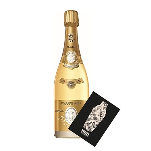 Louis Roederer Cristal Brut Champagner 0,75L (12% Vol) Champagne Frankreich - [Enthält Sulfite] von Mixcompany.de Bar & Glas