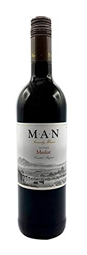 MAN Rotwein 0,75L (14% Vol) - Jan Fiskaal Merlot - Südafrika- [Enthält Sulfite] von Mixcompany.de Bar & Glas