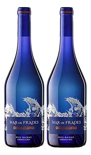 Mar de Frades 2er Set Godello Atlantico 0,75L (13% Vol) 2x Weißwein Rebsorte: 100% Godello- [Enthält Sulfite] von Mixcompany.de Bar & Glas
