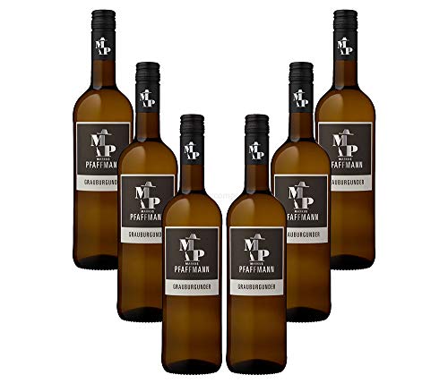 Markus Pfaffmann - 6er Set Grauburgunder - Pfalz/Deutscher Qualitätswein - Trocken 0,75L (12,5% Vol) -[Enthält Sulfite] von Mixcompany.de Bar & Glas