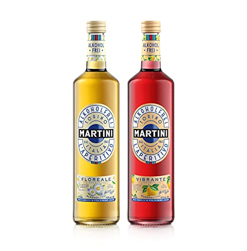Martini Aperitiv Set - 1x Martini Vibrante Alkoholfrei 0,75L + 1x Martini Floreale Alkoholfrei 0,75L Martini Aperitiv Set - 1x Martini Vibrante Alkoholfrei 0,75L + 1x Martini Floreale Alkoholfrei 0,75L von Mixcompany.de Bar & Glas