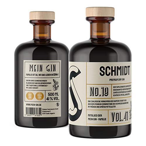 Mein Gin - Der Gin mit deinem Namen ! Premium Dry Gin 0,5L (41% Vol) - Wähle deinen Namen ! (Schmidt Gin) von Mixcompany.de Bar & Glas