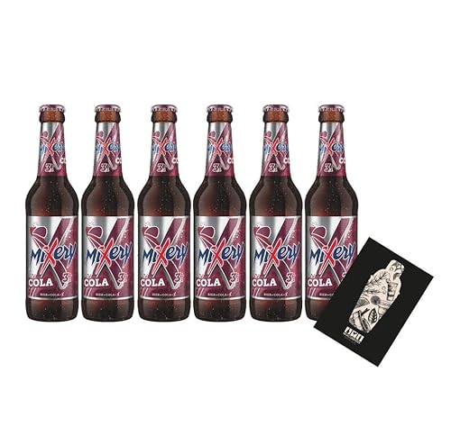 Mixery Cola 6er Set Mixery Bier plus Cola 6x0,33L (3,1% Vol) inkl. Pfand MEHRWEG- [Enthält Sulfite] von Mixcompany.de Bar & Glas