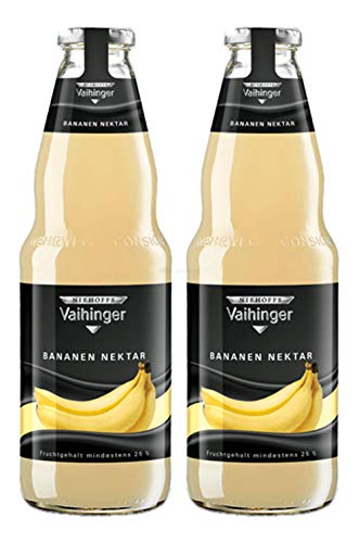 Niehoffs Vaihinger Bananen Nektar 1L TWO - 2er Set inkl. Pfand MEHRWEG von Mixcompany.de Bar & Glas