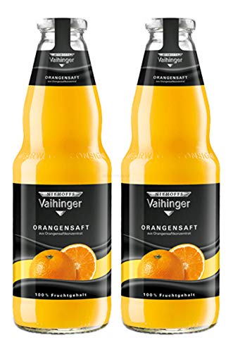 Niehoffs Vaihinger Orangensaft 1L TWO - 2er Set inkl. Pfand MEHRWEG von Mixcompany.de Bar & Glas