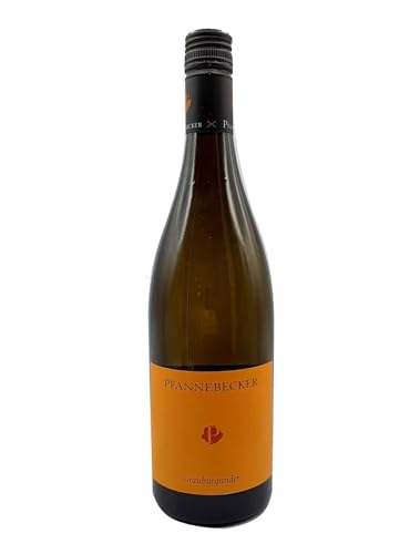 Pfannebecker Grauburgunder 0,75L (13,5% Vol) Trocken - Rheinhessen - deutscher Qualitätswein -[Enthält Sulfite] von Mixcompany.de Bar & Glas
