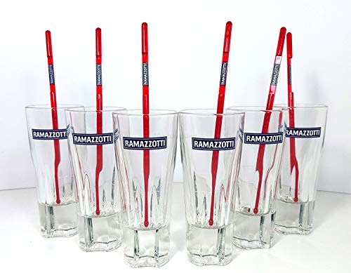 Ramazzotti Gläser Set ? 6X Ramazzotti Gläser 0,3L + 6X Stirrer Ramazzotti Gläser Set ? 6X Ramazzotti Gläser 0,3L + 6X Stirrer von Ramazzotti